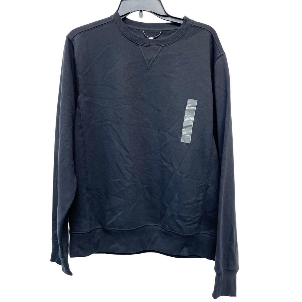 All in Motion Women's Black Active Comfort Crewneck Sweatshirt Size Medium